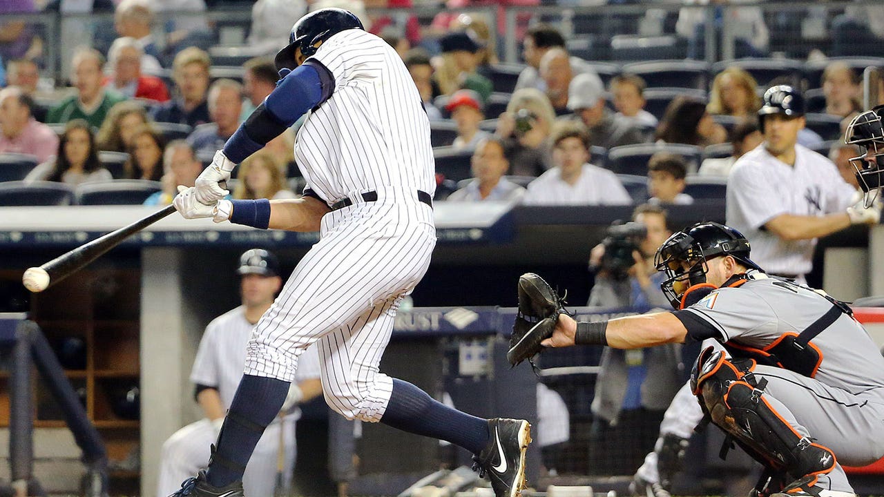 A-Rod gets 2,999th hit, Yankees beat Marlins for 2-game sweep